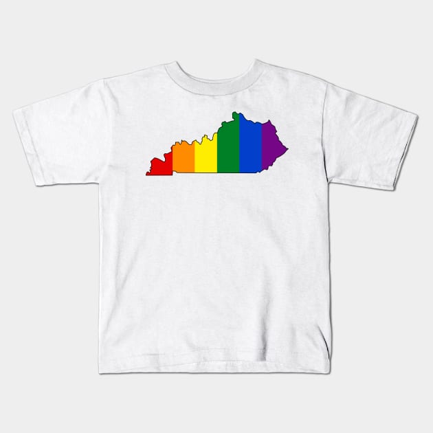 Kentucky Pride! Kids T-Shirt by somekindofguru